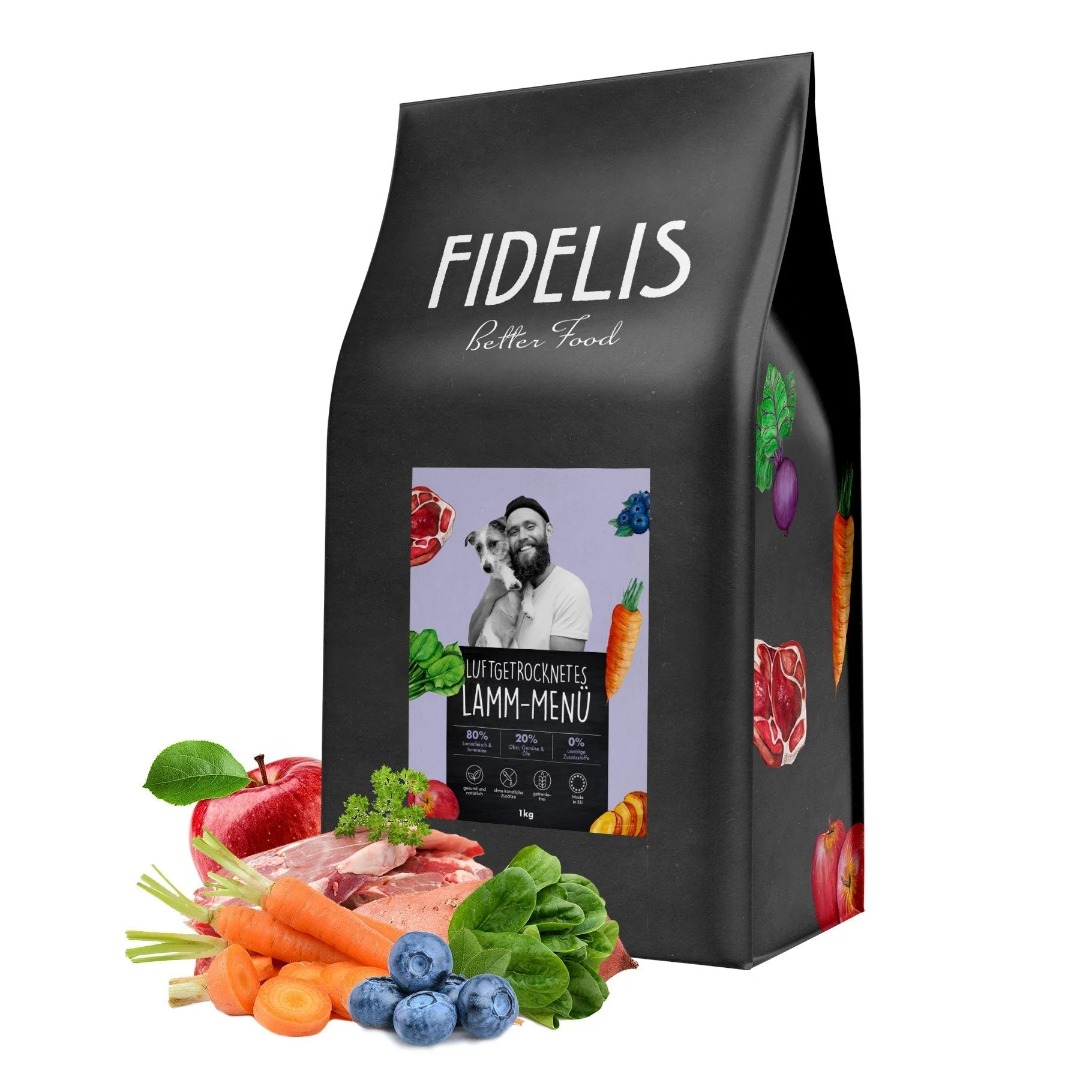 FIDELIS Karma Suszona  Powietrzem z jagnięciną( Lamb)