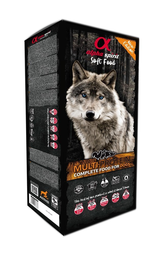 Alpha Spirit Multiprotein - miękka (półwilgotna) karma dla psa (200 g-9 kg)