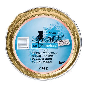 Catz Finefood  filet nr 413-kurczak i tuńczyk tacka 85g