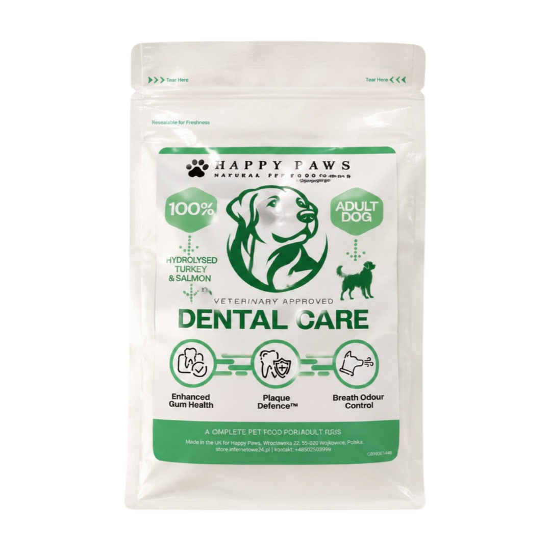 Formuła na zdrowe zęby Happy Paws karma z peptydami- Peptide+ 