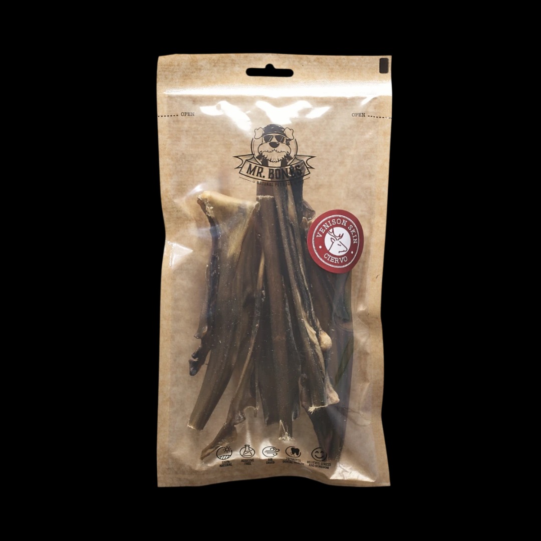 Mr.Bones skóra  z jelenia-naturalna przekąska dentystyczna  dla psów