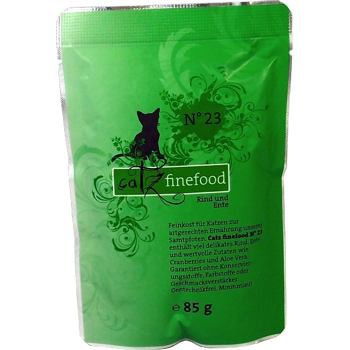 Catz Finefood No.23 - Wołowina i kaczka 85 g