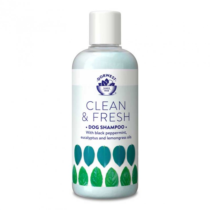  Dorwest czysty i swieży szampon z mietą pieprzową odstraszający pasożyty dla psa 250ml