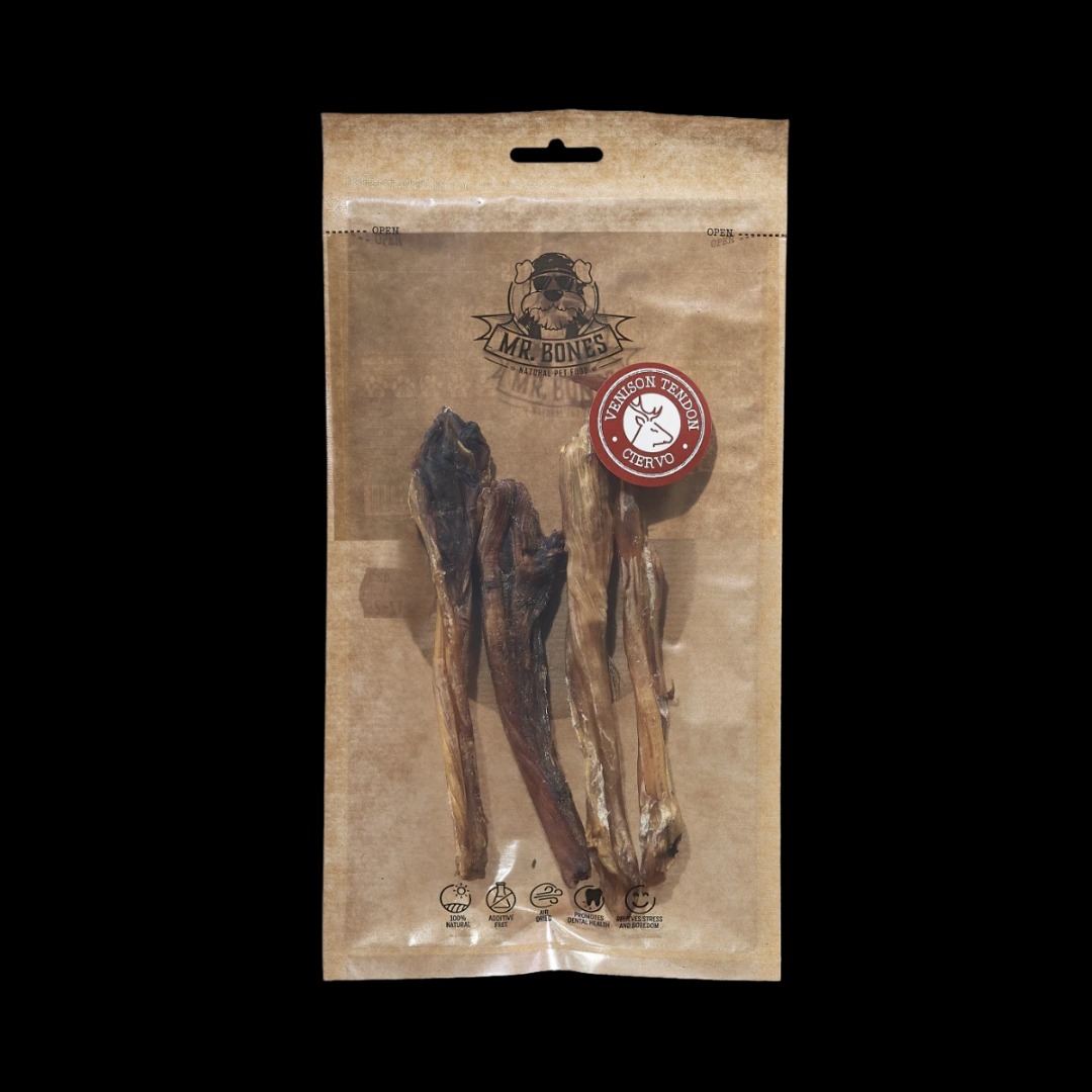 Mr.Bones ścięgna z jelenia-naturalna przekąska dentystyczna  dla psów