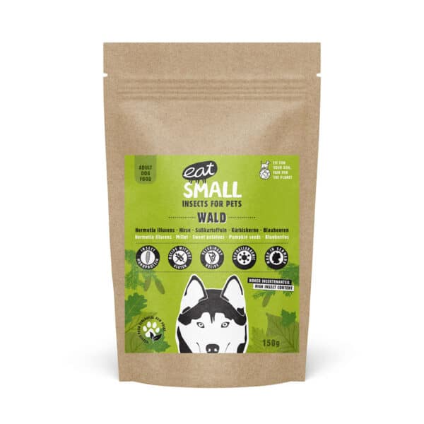 EAT SMALL sucha karma z owadów (insektów) dla aktywnych psów (150g -10kg)