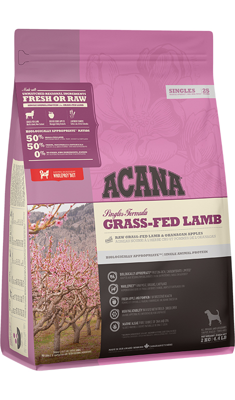 Acana  Singles Grass-Fed  monobiałkowa Lamb (jagnięcina) Dog (340g-6 kg)