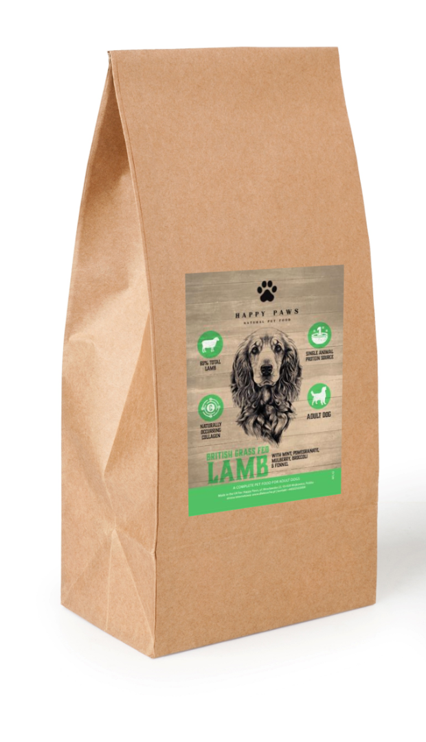 Happy Paws 65 %Superfood dog Brytyjska jagnięcina