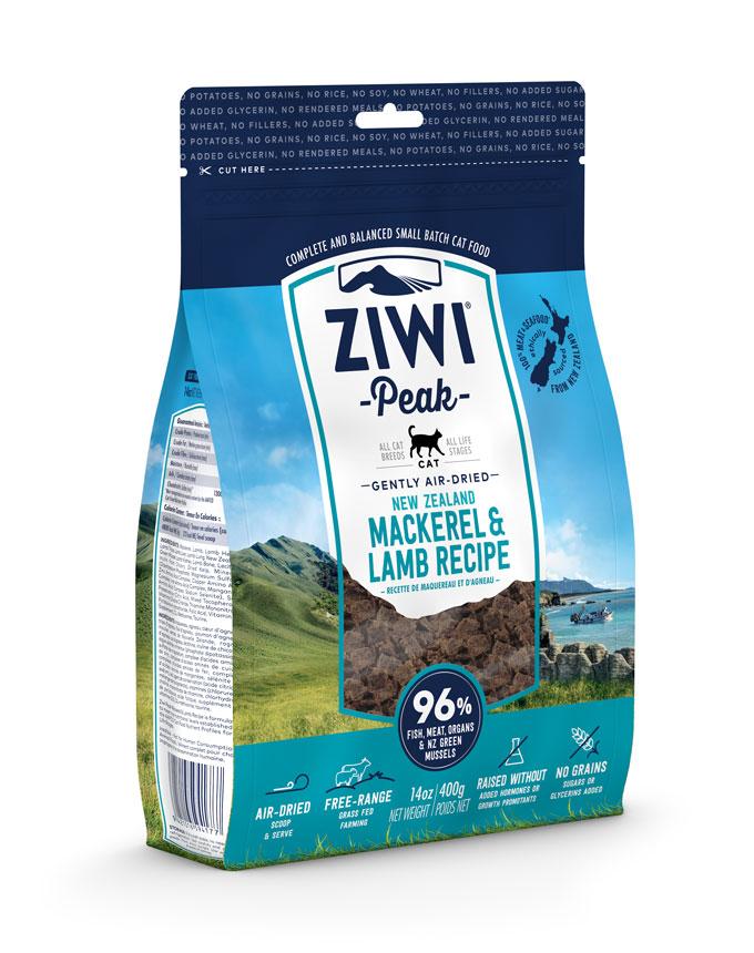 ZiwiPeak Cat Air Dried Mackerel & Lamb Makrela i Jagnięcina (400g-1 kg)