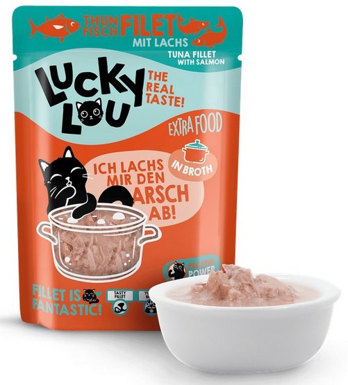 Lucky Lou Extrafood Tuńczyk & łosoś w bulionie