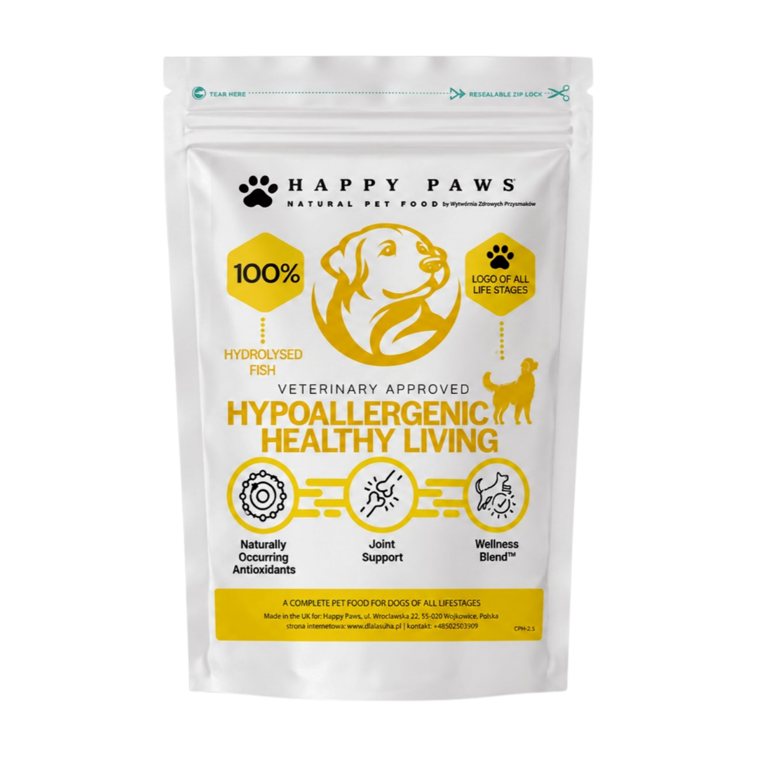Kompleksowa formuła prozdrowotna Happy Paws karma z peptydami- Peptide+ 